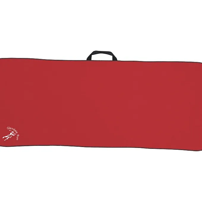 Black Loop Waffle Golf Towel - 17 inches x 40 inches - 24 hr