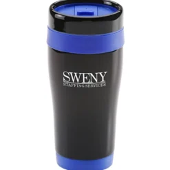 Black Stainless Steel Tumbler - 16 oz