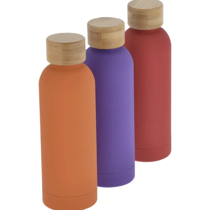 Blair Vacuum Bottle with Bamboo Lid - 17 oz