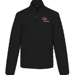 Block Patterned Puffer Jacket - Men's