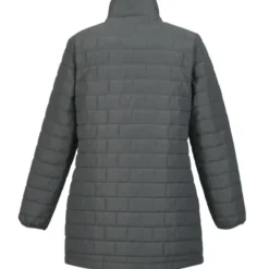 Block Patterned Puffer Jacket - Ladies'