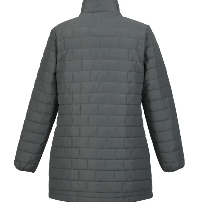 Block Patterned Puffer Jacket - Ladies'