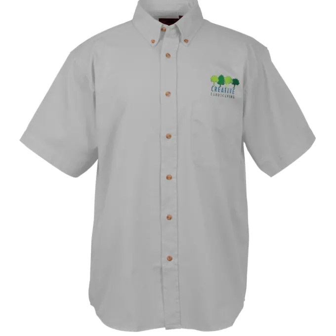 Blue Generation Fine SS Twill Shirt - Men's