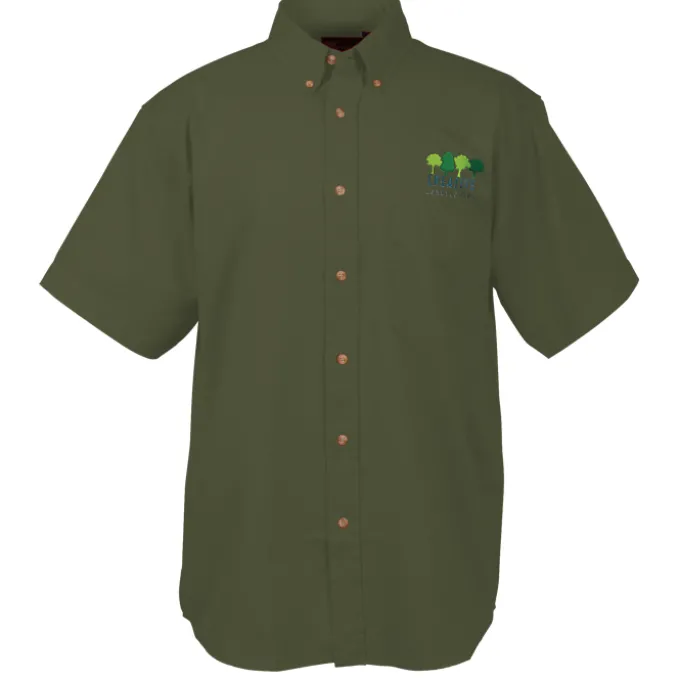 Blue Generation Fine SS Twill Shirt - Men's