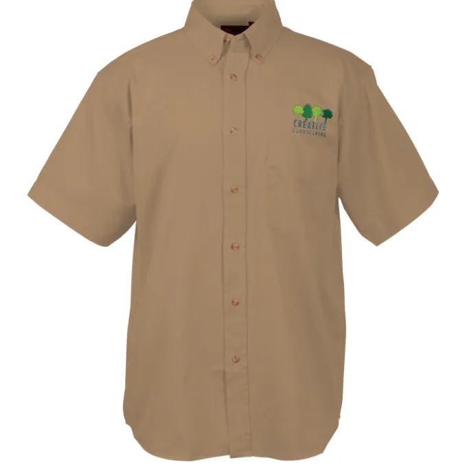 Blue Generation Fine SS Twill Shirt - Men's
