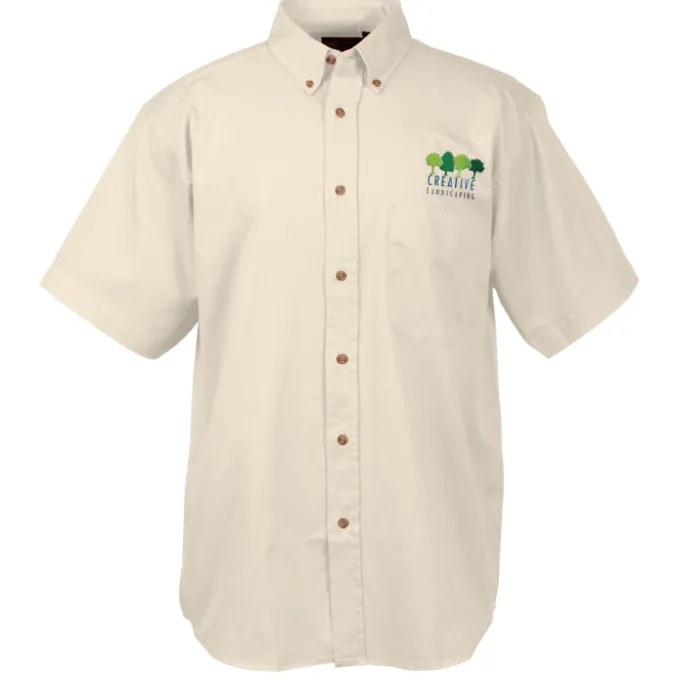 Blue Generation Fine SS Twill Shirt - Men's
