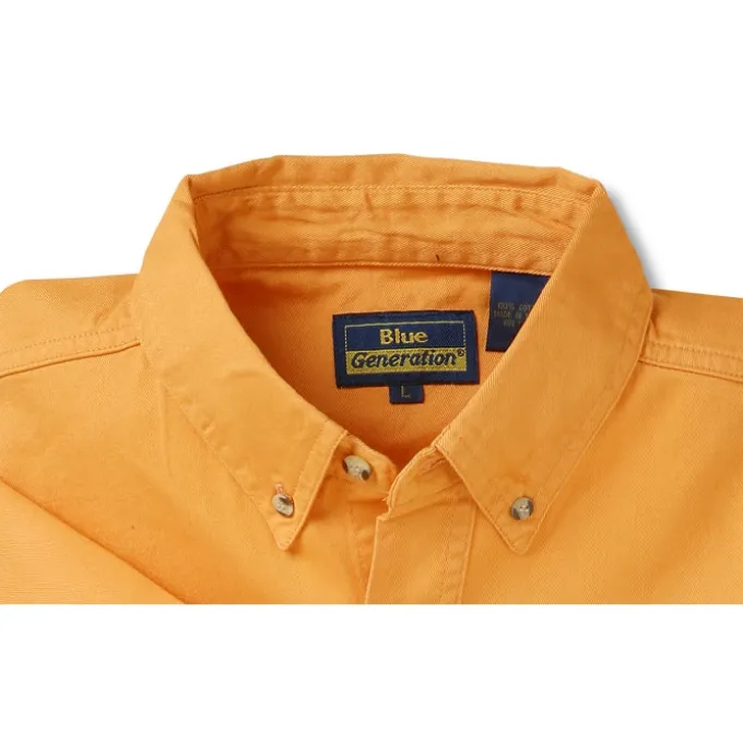 Blue Generation Fine SS Twill Shirt - Men's