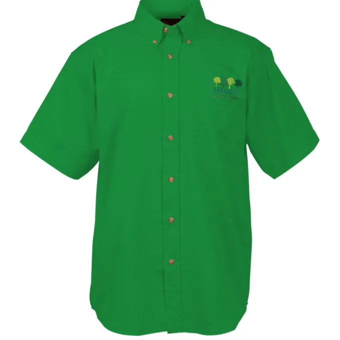 Blue Generation Fine SS Twill Shirt - Men's