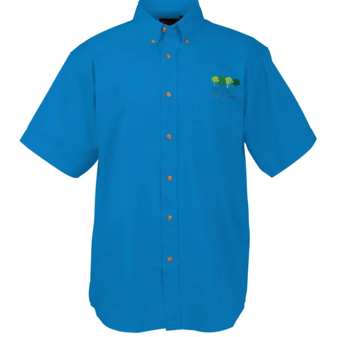 Blue Generation Fine SS Twill Shirt - Men's