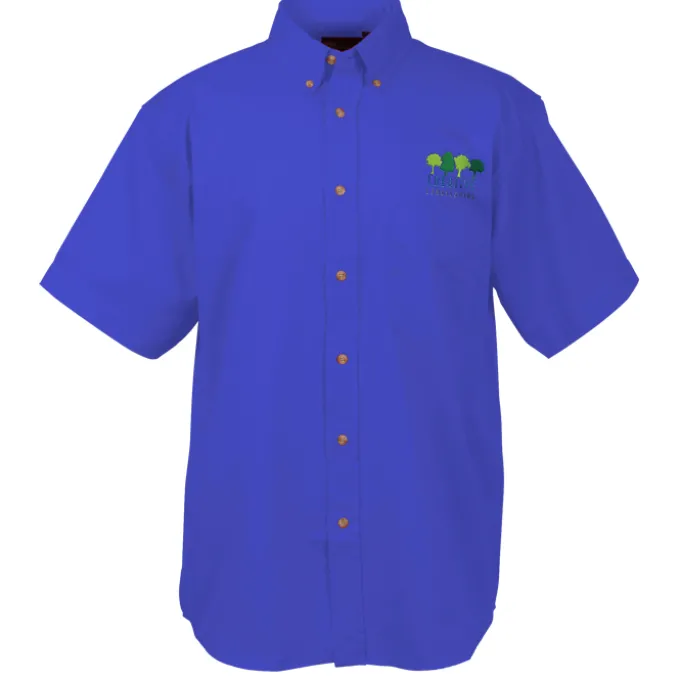 Blue Generation Fine SS Twill Shirt - Men's
