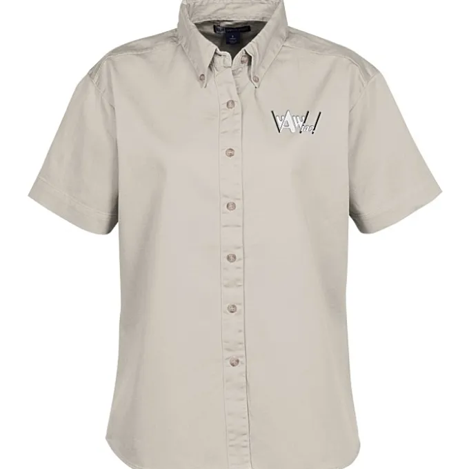 Blue Generation Fine SS Twill Shirt - Ladies'