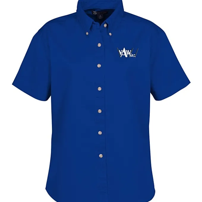 Blue Generation Fine SS Twill Shirt - Ladies'