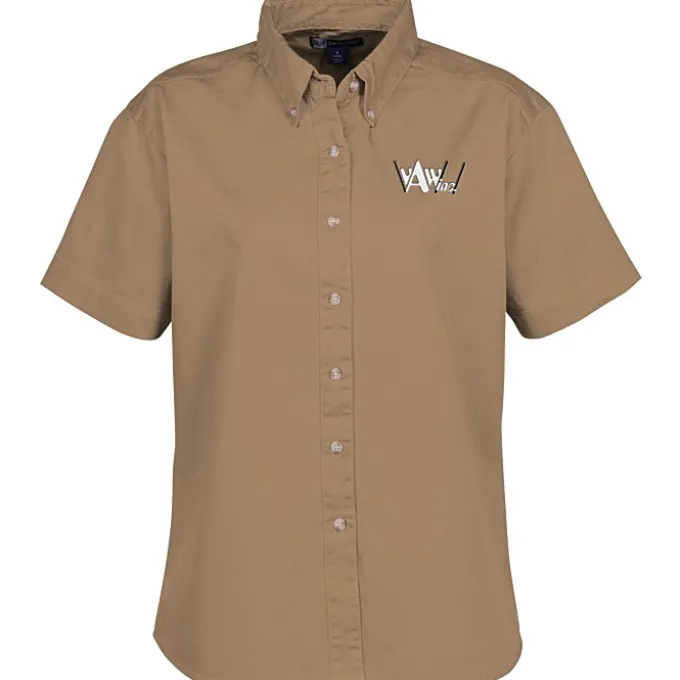 Blue Generation Fine SS Twill Shirt - Ladies'