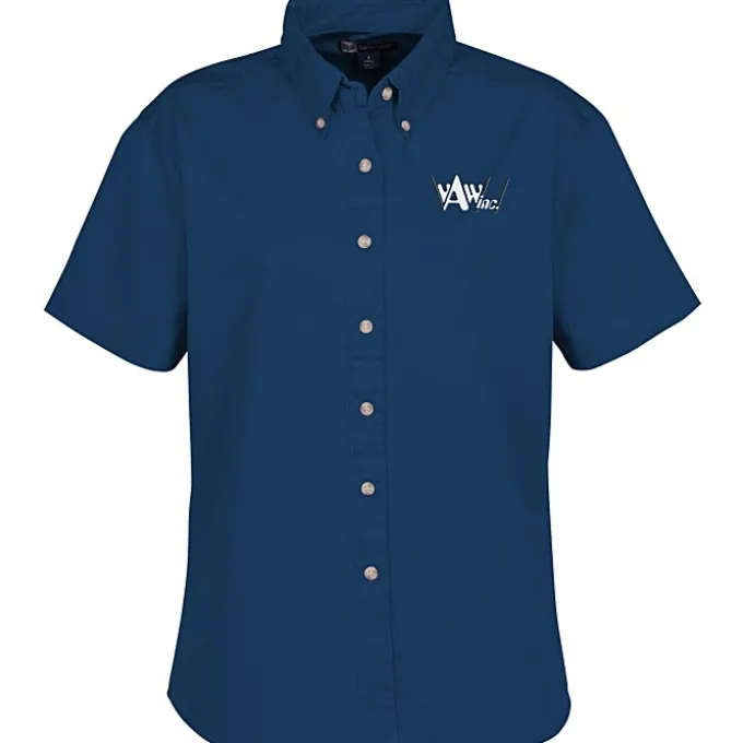 Blue Generation Fine SS Twill Shirt - Ladies'