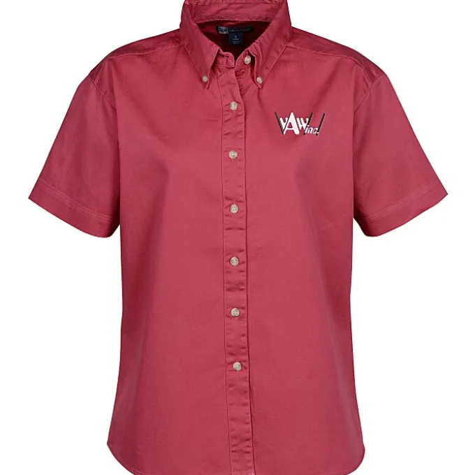 Blue Generation Fine SS Twill Shirt - Ladies'