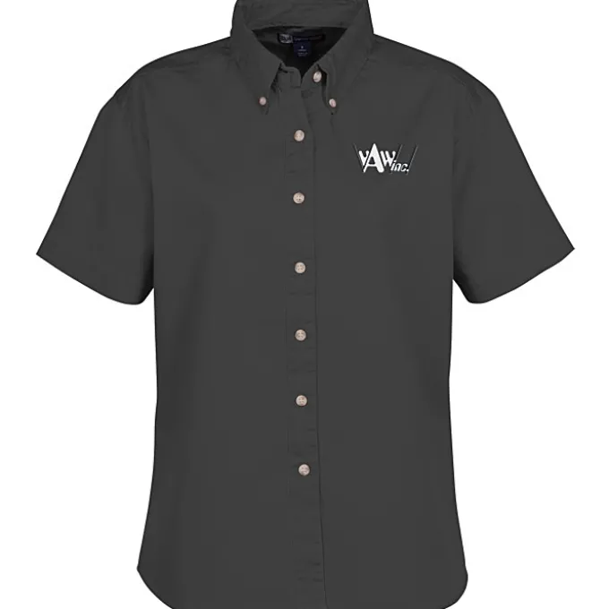 Blue Generation Fine SS Twill Shirt - Ladies'
