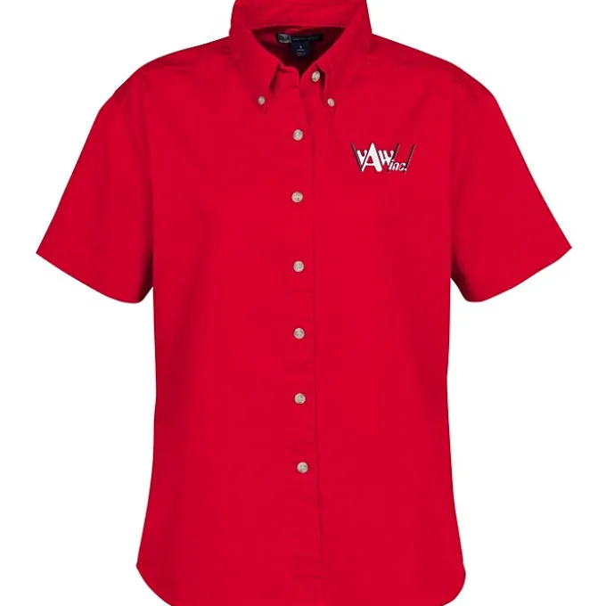 Blue Generation Fine SS Twill Shirt - Ladies'