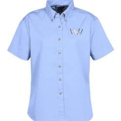 Blue Generation Fine SS Twill Shirt - Ladies'