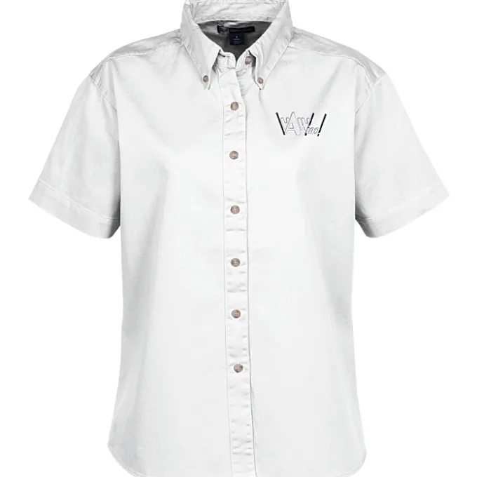 Blue Generation Fine SS Twill Shirt - Ladies'