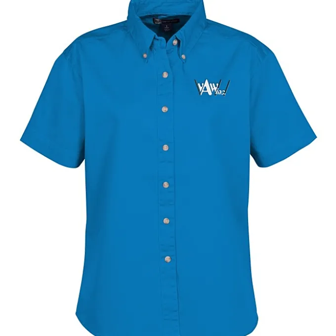 Blue Generation Fine SS Twill Shirt - Ladies'