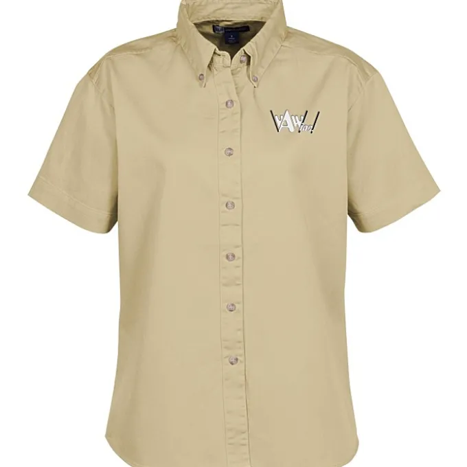 Blue Generation Fine SS Twill Shirt - Ladies'