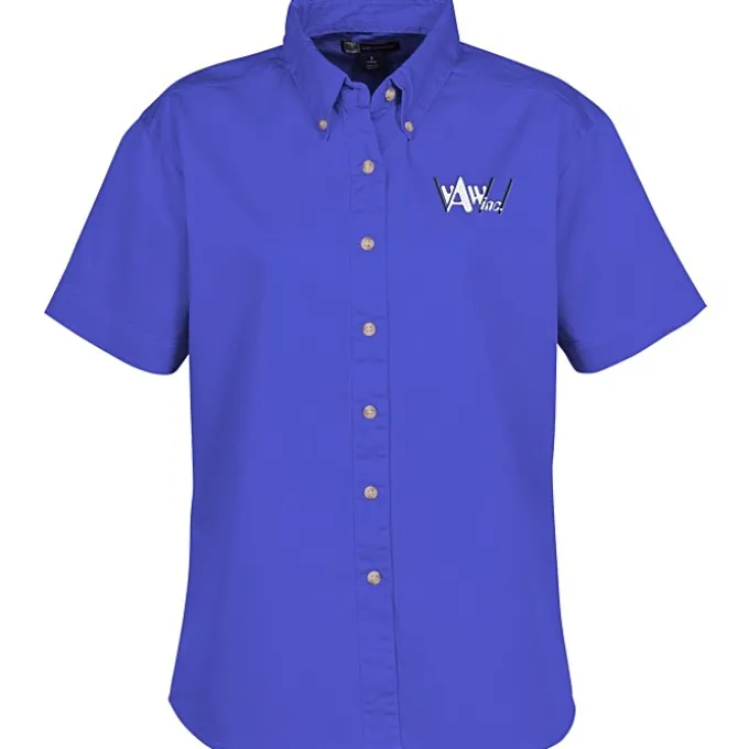 Blue Generation Fine SS Twill Shirt - Ladies'