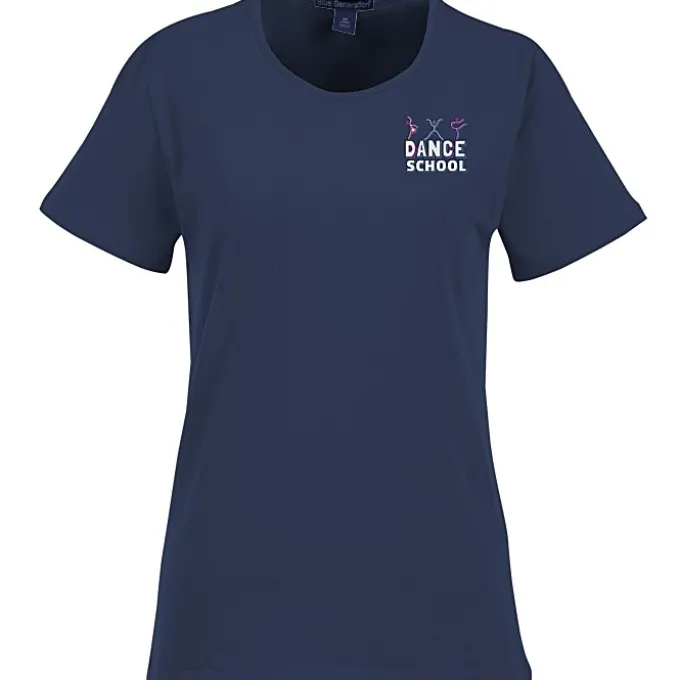 Blue Generation Jewelneck Tee - Ladies'