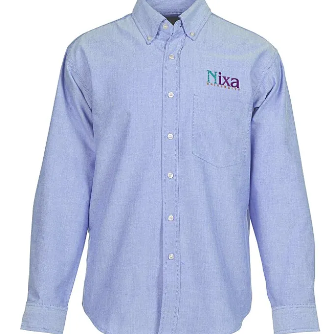 Blue Generation Long Sleeve Oxford - Men's - Solid