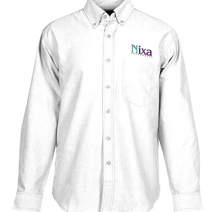 Blue Generation Long Sleeve Oxford - Men's - Solid