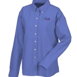 Blue Generation Long Sleeve Oxford - Ladies' - Solid