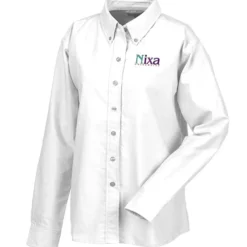 Blue Generation Long Sleeve Oxford - Ladies' - Solid
