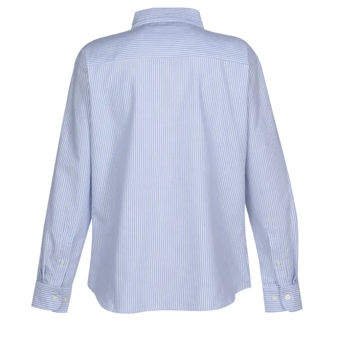 Blue Generation Long Sleeve Oxford - Ladies' - Stripes