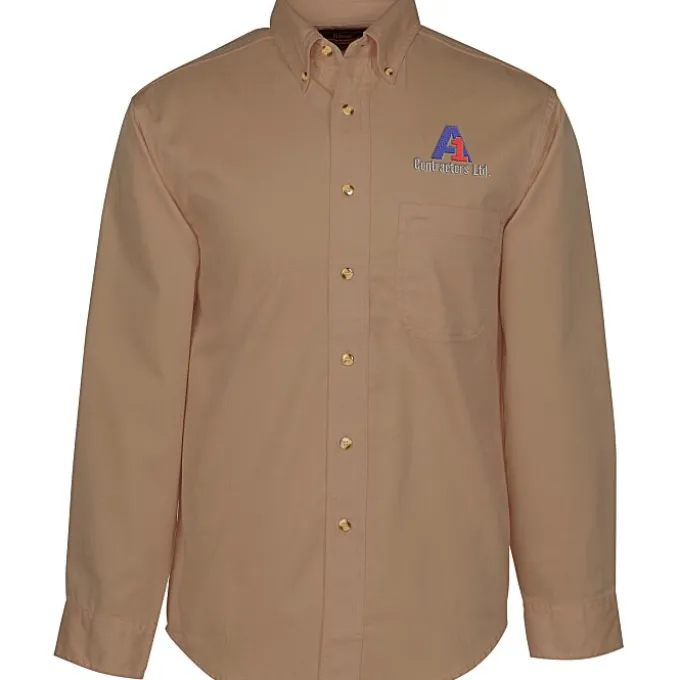 Blue Generation LS Stain-Resistant Twill Shirt - Men's