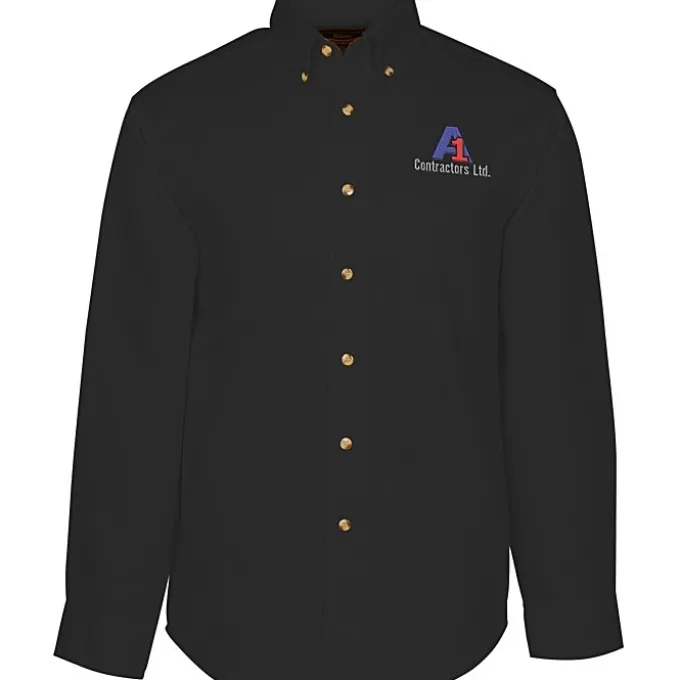 Blue Generation LS Stain-Resistant Twill Shirt - Men's