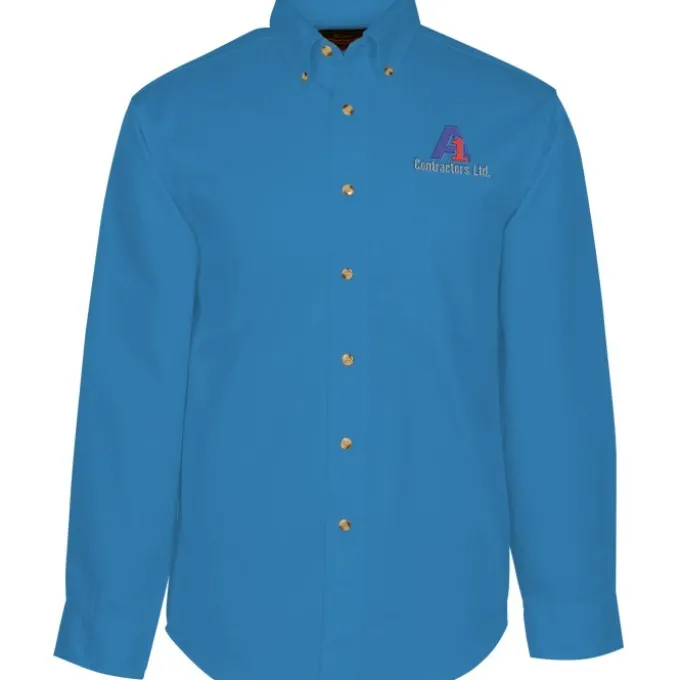 Blue Generation LS Stain-Resistant Twill Shirt - Men's