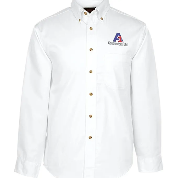 Blue Generation LS Stain-Resistant Twill Shirt - Men's