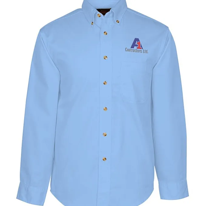 Blue Generation LS Stain-Resistant Twill Shirt - Men's