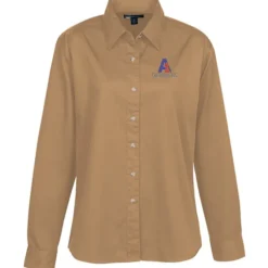 Blue Generation LS Stain-Resistant Twill Shirt - Ladies'