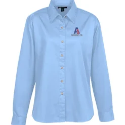 Blue Generation LS Stain-Resistant Twill Shirt - Ladies'
