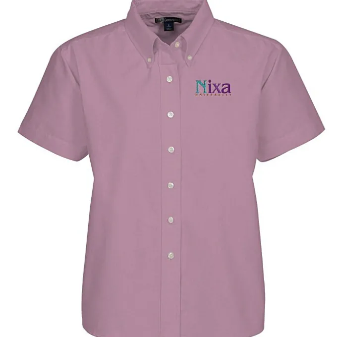 Blue Generation Short Sleeve Oxford - Ladies' - Solid