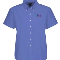 Blue Generation Short Sleeve Oxford - Ladies' - Solid