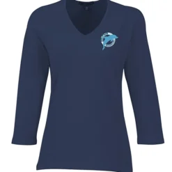 Blue Generation 3/4 Sleeve Tee - Ladies'