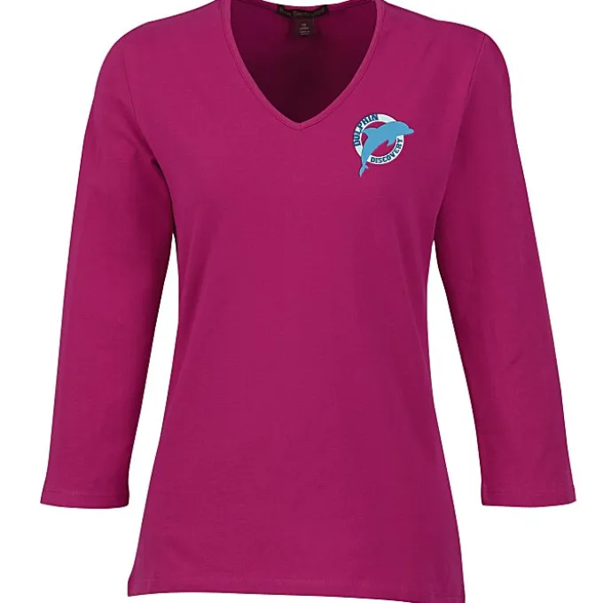 Blue Generation 3/4 Sleeve Tee - Ladies'
