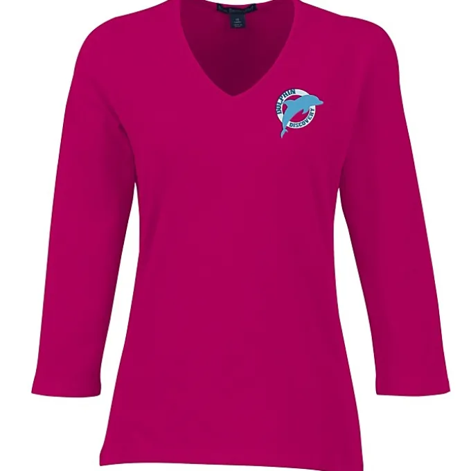 Blue Generation 3/4 Sleeve Tee - Ladies'