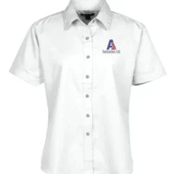 Blue Generation SS Stain-Resistant Twill Shirt - Ladies'
