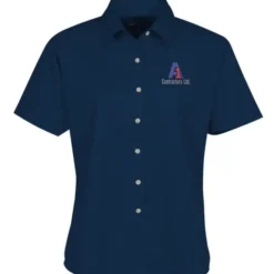 Blue Generation SS Stain-Resistant Twill Shirt - Ladies'