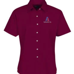 Blue Generation SS Stain-Resistant Twill Shirt - Ladies'