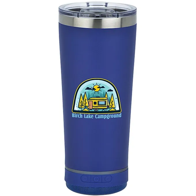 Bluetooth Speaker Vacuum Tumbler - 18 oz