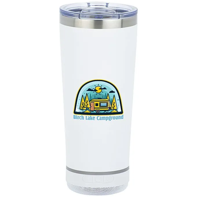 Bluetooth Speaker Vacuum Tumbler - 18 oz