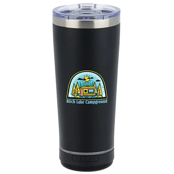 Bluetooth Speaker Vacuum Tumbler - 18 oz